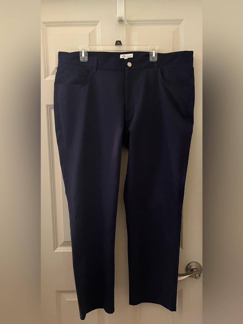 Men’s Peter Millar EB66 Performance Five-Pocket Pants Navy 40x29 (Tagged 40x34)